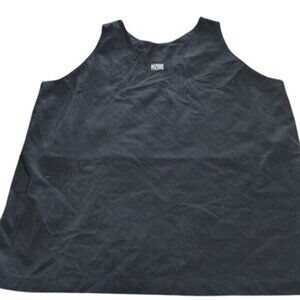 Mizono XS Black Sleeveless Tank Top Lightweight Relaxed Fit Womens Casual Wear